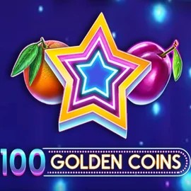 100 Golden Coins slot logo by Amusnet Interactive at Spinfin Casino