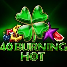 40 Burning Hot by Amusnet Interactive, showcased at spinfins.eu – game logo