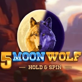 5 Moon Wolf logo by Apparat Gaming Spinfin Casino