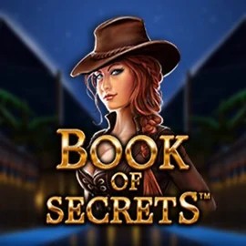 Book of Secrets online game logo by SYNOT Games on spinfins.eu