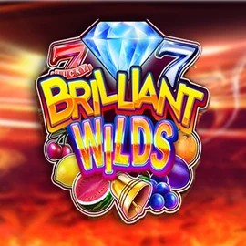 Brilliant Wilds slot logo by iSoftBet at Spinfin Casino