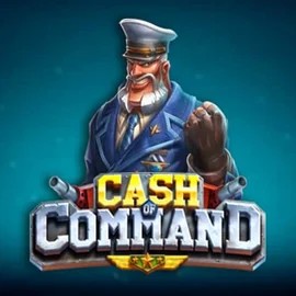 Cash of Command slot logo by Play'n GO at Spinfin Casino