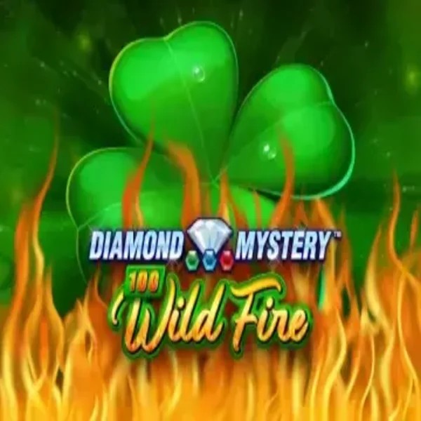 Diamond Mystery 100 Wild Fire game by Greentube – logo hosted on Spinfin Casino
