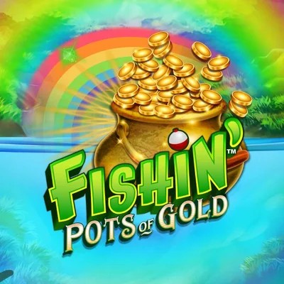 Fishin Pots Of Gold casino game by Gameburger Studios – featured logo at Spinfin Casino