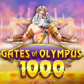 Gates of Olympus 1000 logo by Pragmatic Play at Spinfin Casino