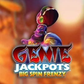 Genie Jackpots: Big Spin Frenzy online game logo by Blueprint Gaming on spinfins.eu