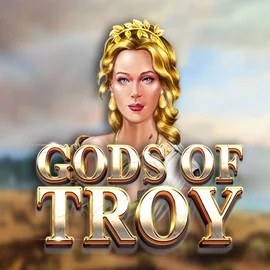 Gods of Troy online game logo by Red Tiger Gaming on spinfins.eu