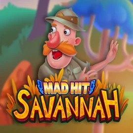 Mad Hit Savannah logo – Slots by RubyPlay at Spinfin Casino