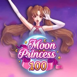 Slots logo of Moon Princess 100 from Play'n GO at Spinfin Casino