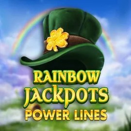 Rainbow Jackpots Power Lines game by Red Tiger Gaming – logo hosted on Spinfin Casino