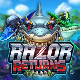 Razor Returns online game logo by Push Gaming on spinfins.eu
