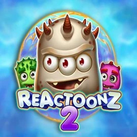 Reactoonz 2 logo by Play'n GO Spinfin Casino