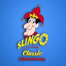 Try Slingo Classic 20th Anniversary slot by Slingo on spinfins.eu – logo image