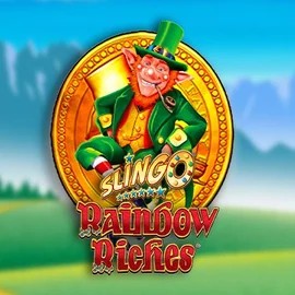 Official Casino Games logo: Slingo Rainbow Riches by Gaming Realms at Spinfin Casino