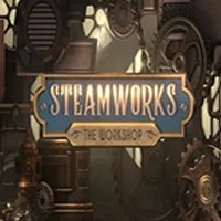 Steamworks The Workshop by Peter & Sons, showcased at spinfins.eu – game logo