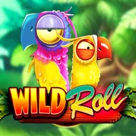Wild Roll slot logo by Playtech at Spinfin Casino